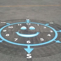 Maths Playground Games Markings in Barbrook 2