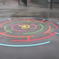 Maths Playground Games Markings in Alcester 14