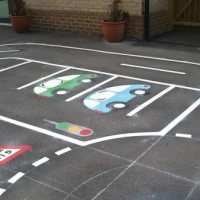 Key Stage 2 Playground Markings 7